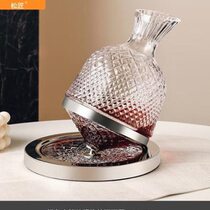 Light luxury smart choice gyro tumbler rotating decanter wine European red wine glass home decoration set wine bottle