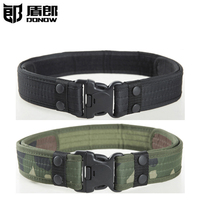 Dunlang tactical belt multi-functional outdoor military fan black eagle training belt casual nylon belt mens inner belt