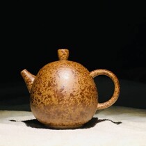 Jun Porcelain Adoptive Tea Teapot Teapot Teapot Yu Zhou Gods Ceramics Wood Burning Master Pure Handmade Iron Rust Dragon Egg Share New