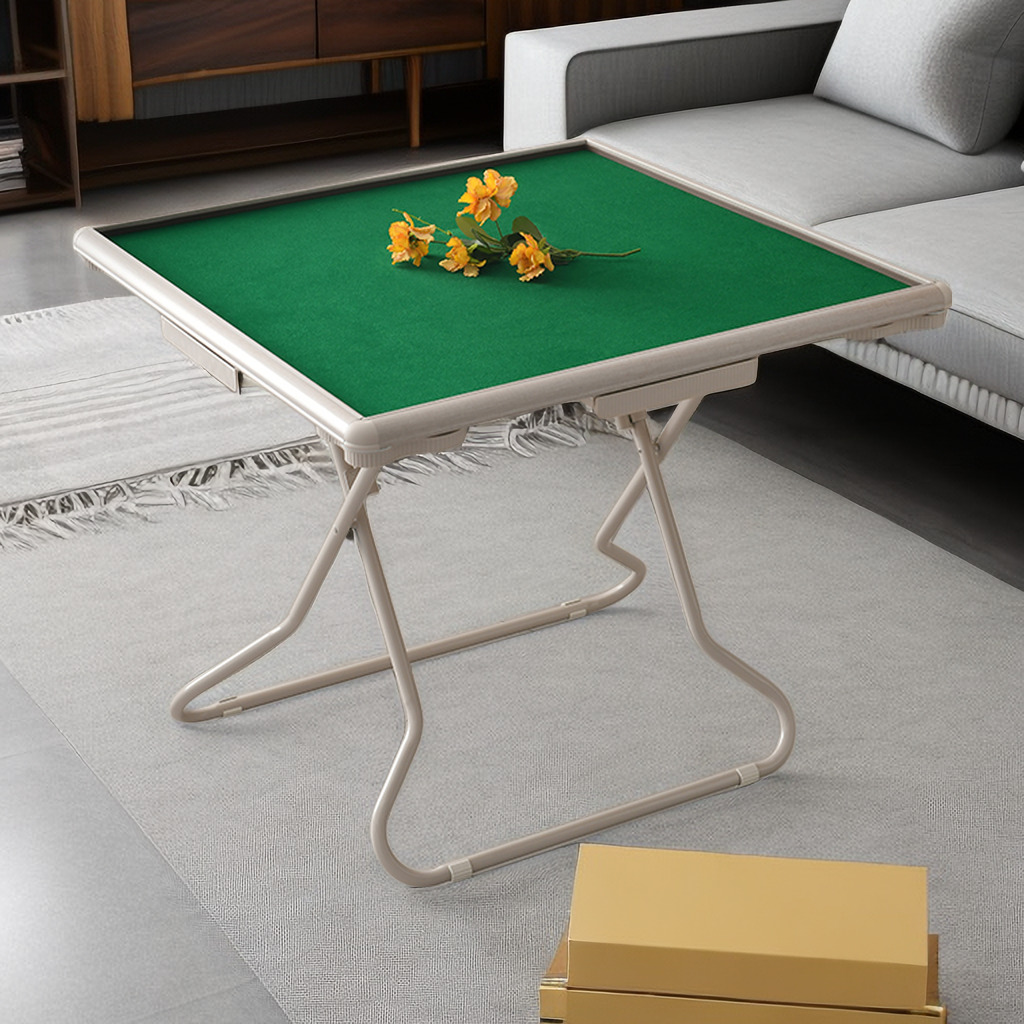 Mahjong table Home folding Easy hand rubbing Dormitory Mahjong Table Chess Table Chess Table Dual-use Small Portable Manual Sparkling-Taobao