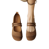 Daphne Mary Jane Shoes Womens 2024 Summer New Retro Versatile Shoes with Skirt Toast Birkenstock Shoes