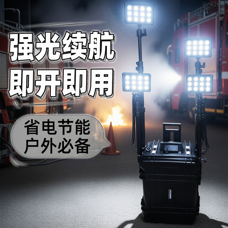 T139 Portable Mobile Lighting Led Outdoor Flood Prevention and Emergency Multi-Functional Lifting Work Box Light