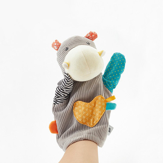 可爱幼儿园动物婴儿手套玩偶手指安抚玩具宝宝儿童游戏手偶布偶