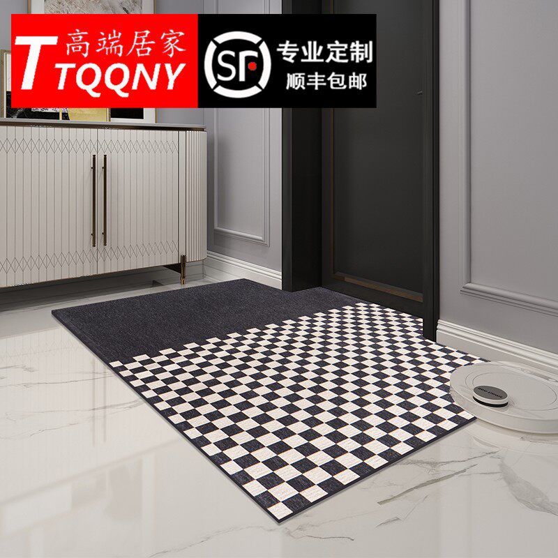 TTQQNY light luxury floor mat entry door bedroom door entry door living room carpet door mat home mat can be customized