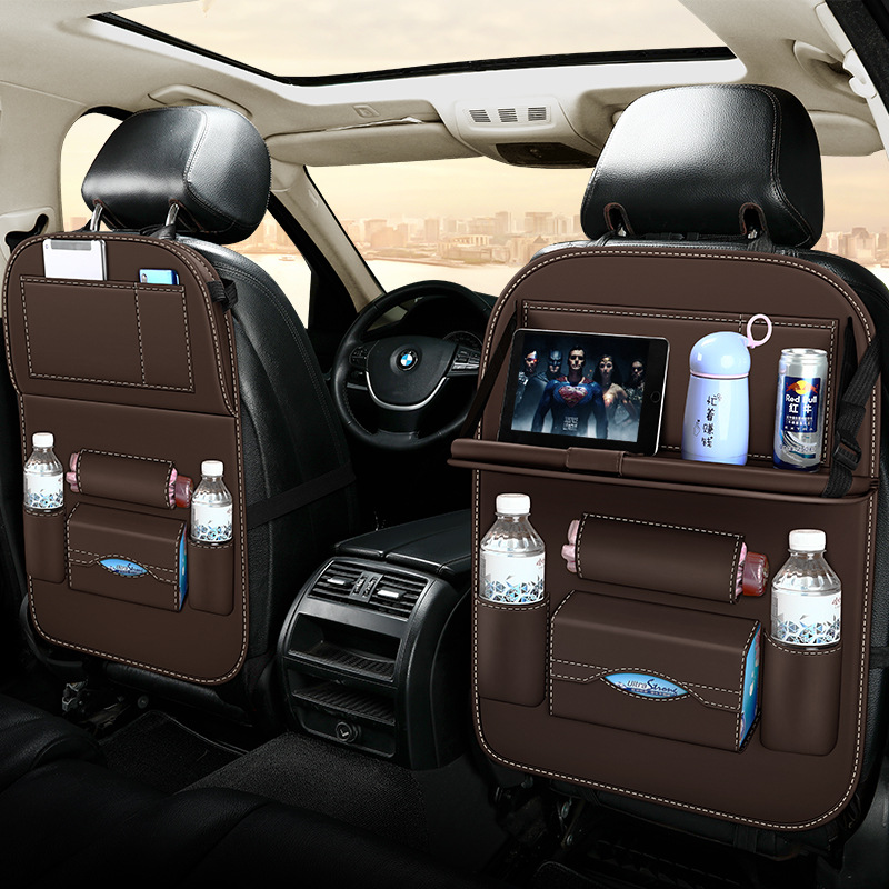 Storage bag seat hanging bag storage car backrest back multifunctional seat car supplies storage box storage