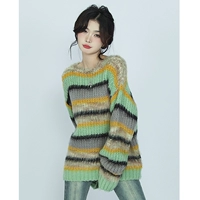 Зеленый [звуки молока/шик в корейском стиле/красивый/мягкий и восковой стиль/женский свитер/новый стиль 2022 года/лесной стиль/высококлассный и супер красивый/ленивое ретро в японском стиле/ретро-шик в гонконгском стиле/французский свитер/утолщенный/французский вязаный свитер осень]