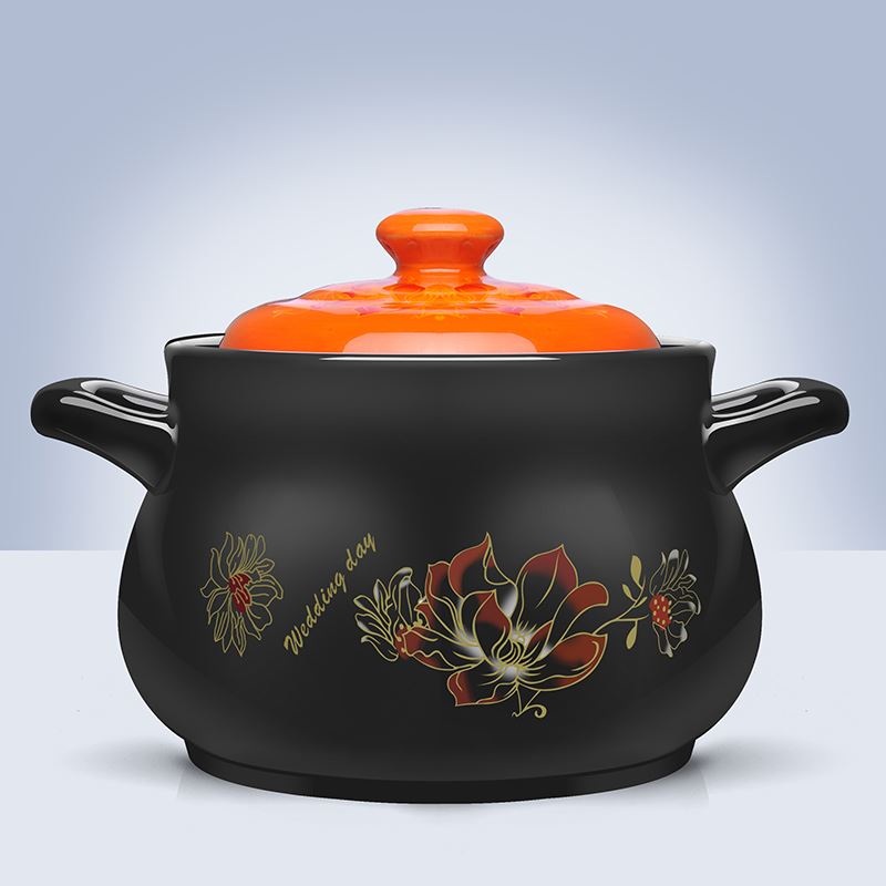 Casserole stew pot to boil traditional Chinese medicine gas stove ceramic casserole universal clay pot soup pot stew soup pot household large