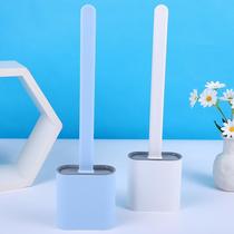  Toilet wall-mounted brush Toilet cleaning no dead angle toilet multi-function household set washing silicone brush