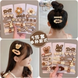 Демисезонная мультяшная детская заколка для волос, детские шпильки для волос, заколка-крабик, аксессуар для волос, 2024 года