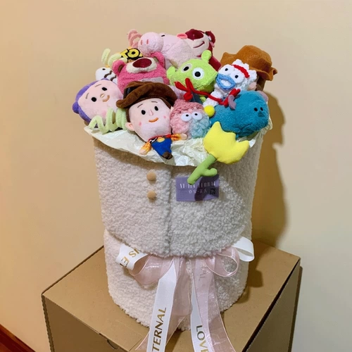 Игрушка, мультяшная кукла, подвеска для друга, букет, подарок на день рождения