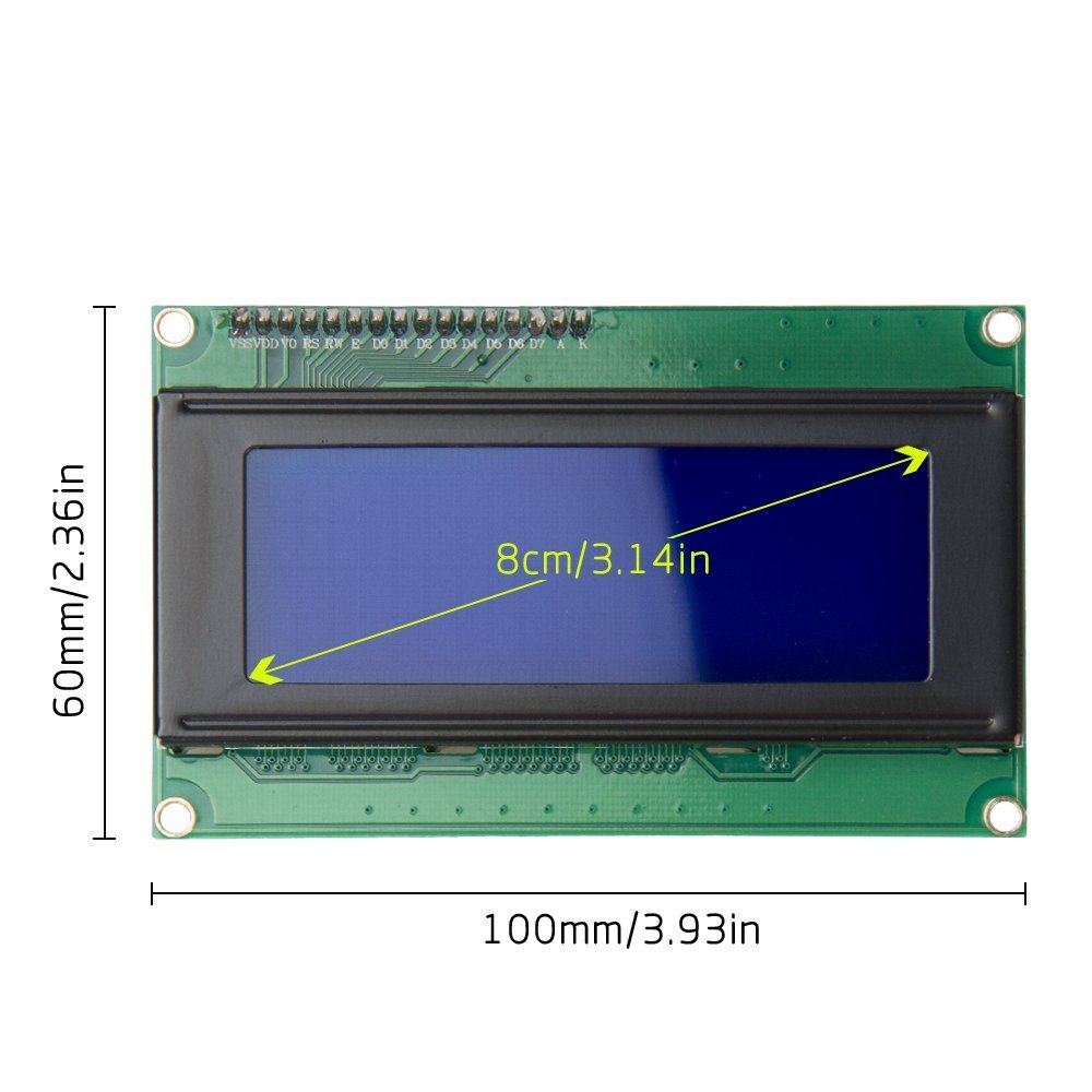 IIC/I2C 2004 LCD2004   液晶屏模块   蓝屏  提供库文件.