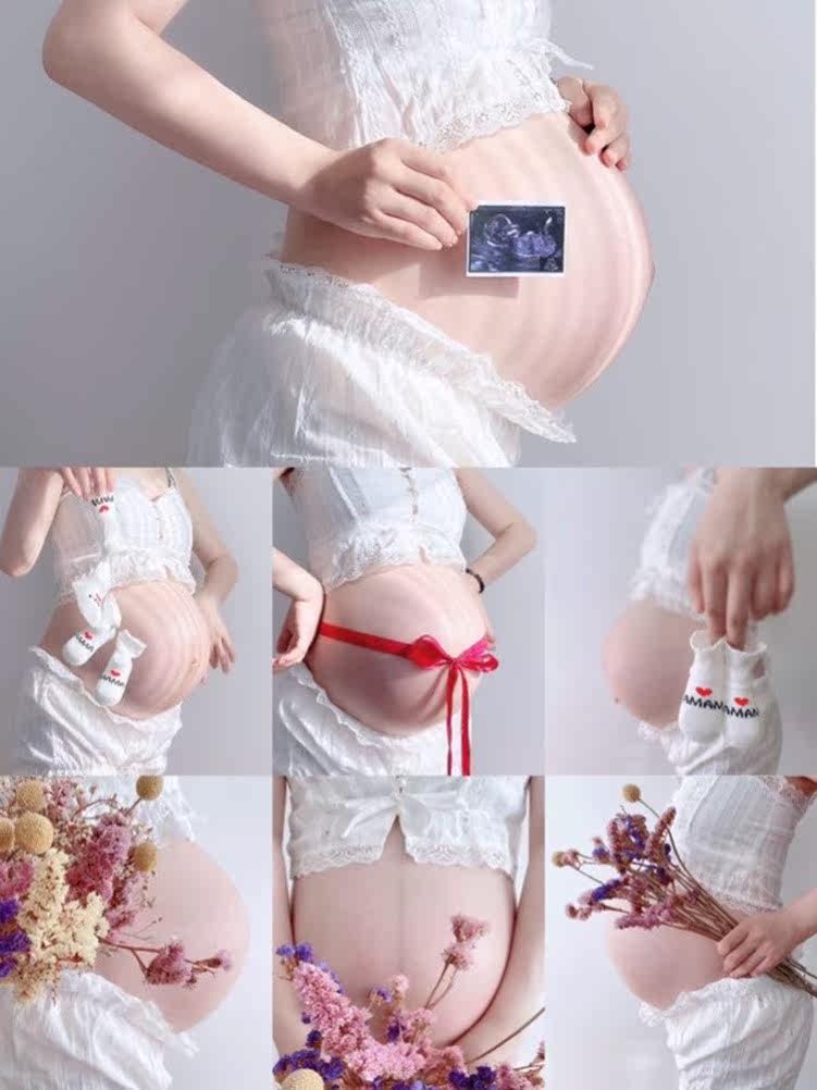Art Photography Clothing Pregnancy Woman Dress Cute Themed Pregnant Woman Photo Costumes At Home Photo Props To Write True Costumes