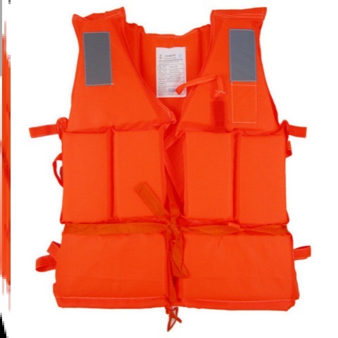 Adult children Swimming life jackets Oxford thickened foam Anti-signal marine Drift Buoyancy Vest tested