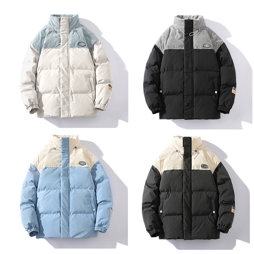 Вельветовый удерживающий тепло пуховик, куртка для влюбленных, парная одежда