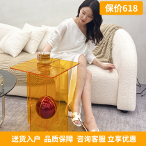 Danish ALD Nordic net red acrylic tea table light extravagant modern living room small size sofa edge a few corners a few wins