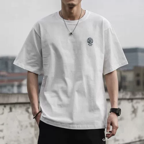 Tide, летняя японская ретро трендовая универсальная футболка с коротким рукавом для отдыха