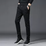 Демисезонные эластичные штаны для отдыха, свободный прямой крой, в корейском стиле, оверсайз