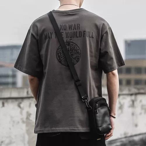 Tide, летняя японская ретро трендовая универсальная футболка с коротким рукавом для отдыха