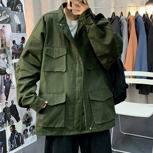 Черная униформа медсестры, японская ретро куртка, трендовая бейсбольная форма, в американском стиле, оверсайз