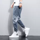 Летние универсальные штаны для отдыха, джинсовые мужские джинсы