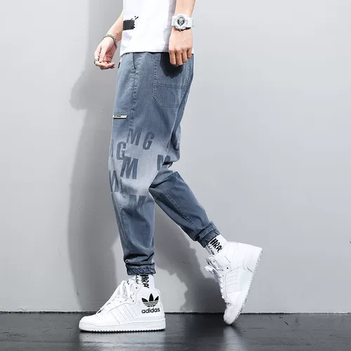 Летние универсальные штаны для отдыха, джинсовые мужские джинсы