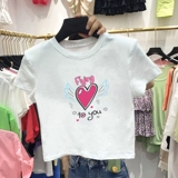 Tide, летняя короткая футболка для отдыха, 2021 года, свободный крой