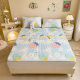 Cross-border latex mat three-piece set live group buying small fresh plain strap latex mat sheet