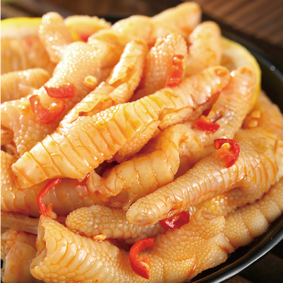 【第2件8.8】无骨柠檬酸辣鸡爪200g