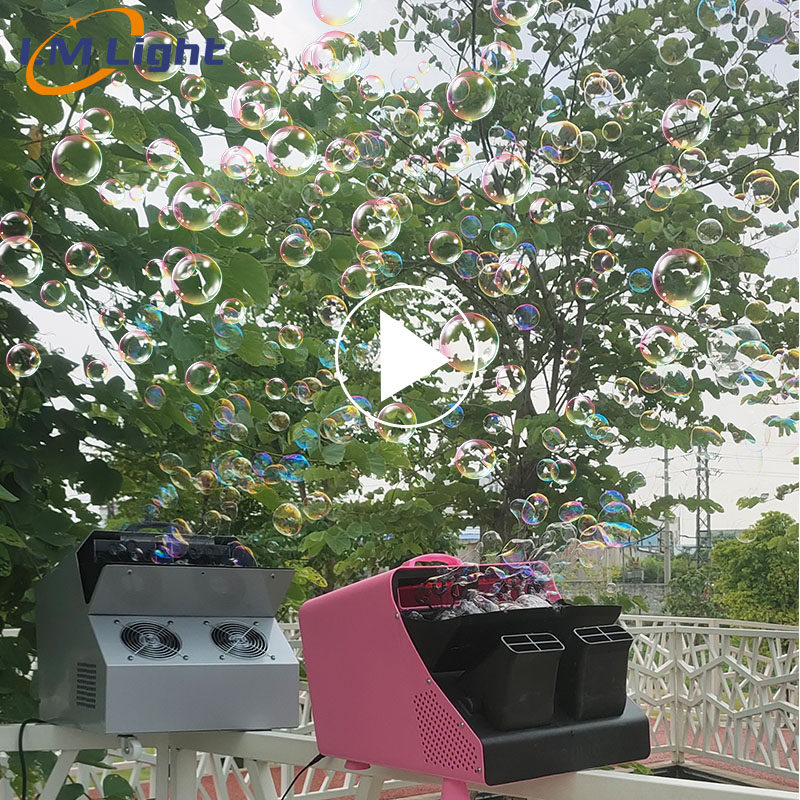 Wedding Celebration Bubble Machine Stage Charging Remote Control Wedding Outdoor Fully Automatic Online Red Electric Performance Props Celebration Seven Colors