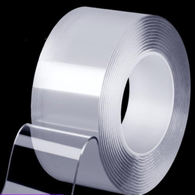 双面胶贴强力透明胶带魔力无痕贴片黑科技可水洗万能胶带