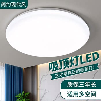 Ceiling Light Led Round Household Super Bright Light for Living Room, Bedroom, Balcony, Corridor, Project, All White Lighting Fixtures