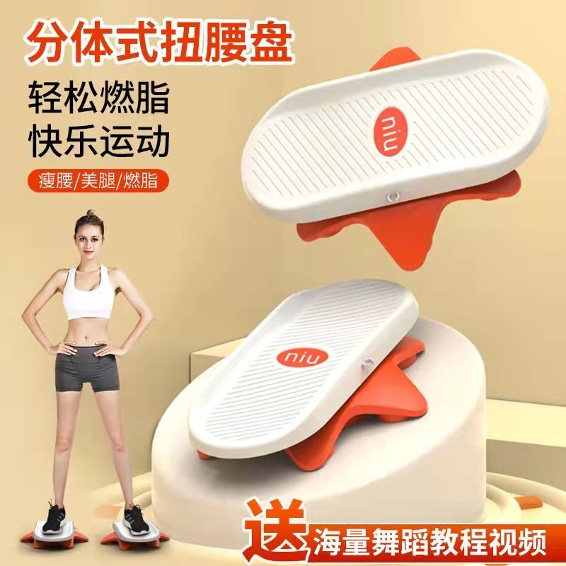 Two-piece indoor silent fat lean waist turntable machine household network red with thin leg waist rotation