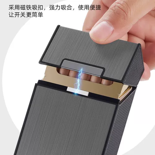Металлический портсигар, магнитная креативная упаковка, алюминиевый сплав