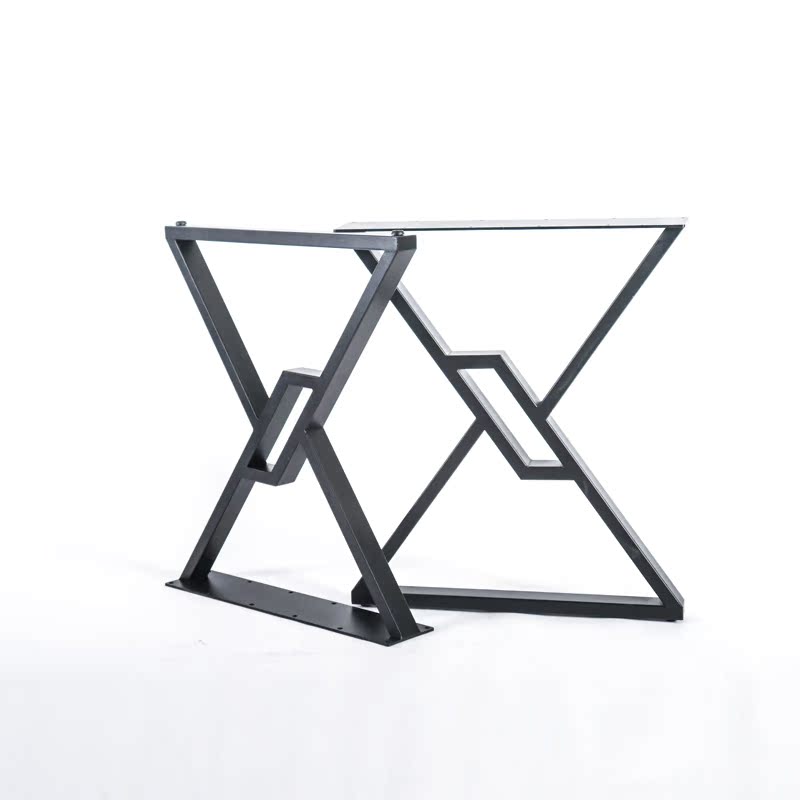 Painted metal wrought iron table legs bracket solid wood desktop computer table table legs desk table support feet