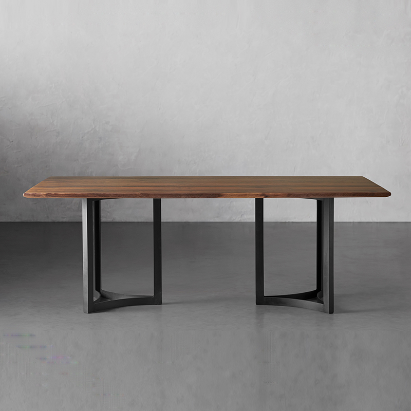 Light luxury marble rock slab wrought iron dining table legs round table legs bracket office desk metal bar table legs