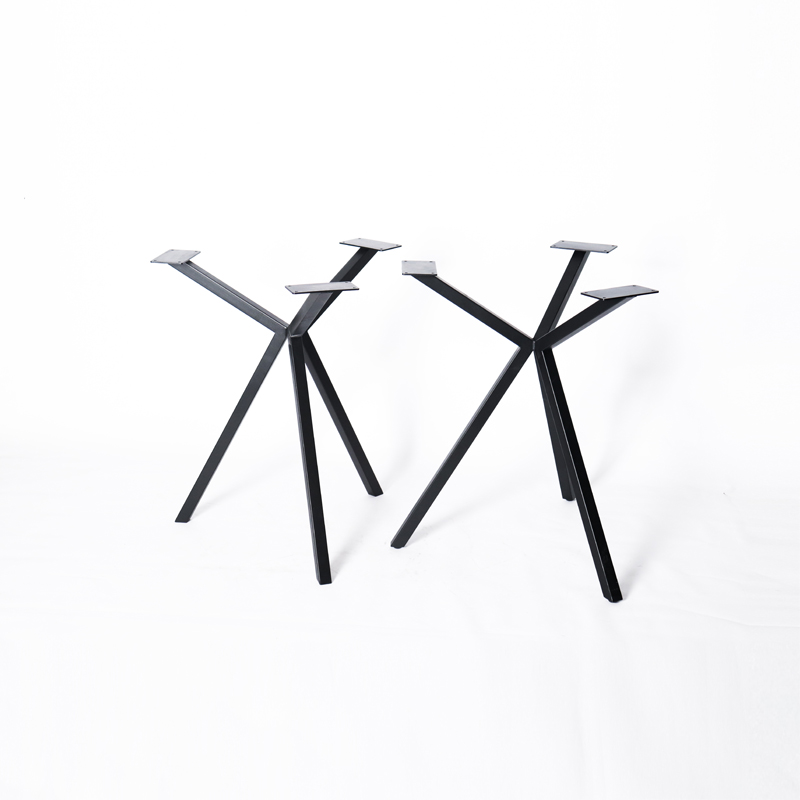 Simply modern rock table leg solid wood board office bar stent iron carbon steel metal table foot