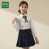 Флисовая детская рубашка, хлопковая форма для школьников