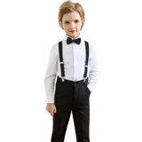 Детский классический костюм для мальчиков, платье девочки цветочницы, комбинезон, пианино, наряд для музыкальных выступлений, благородный крой