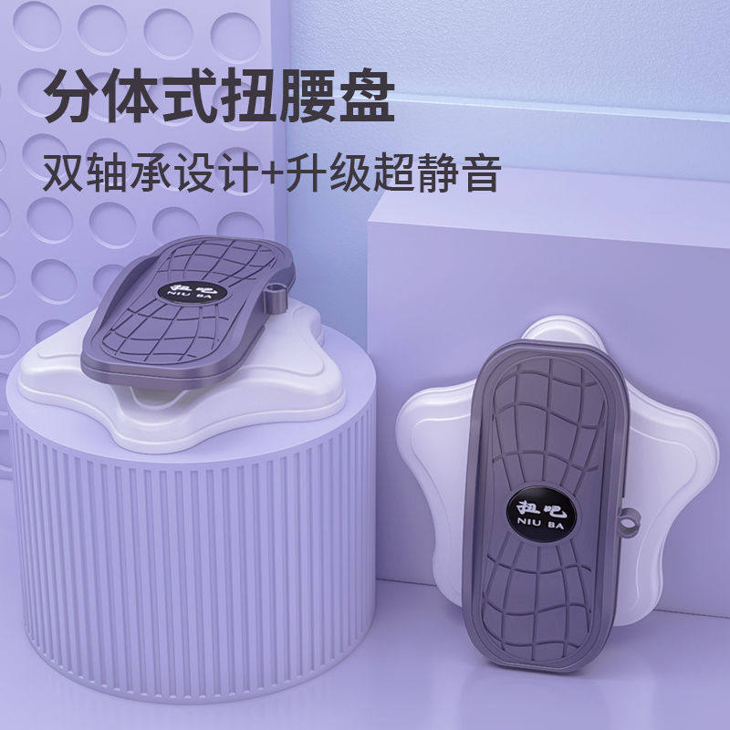 Twist Waist Disc Two-piece Twist Waist Turntable Dancing Disc Fitness Equipment Mute Kinder Turntable Weight Loss Thever Home