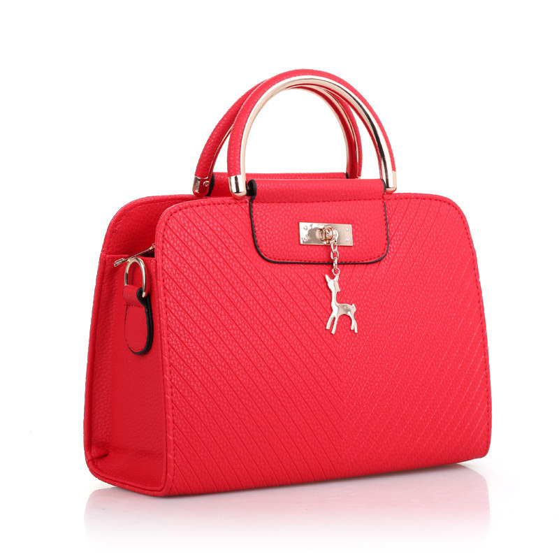Millennium Red Valley Fragrance Bag New Fashion Embossed Handbag Korean Style Simple Deer Bride Bag Single Shoulder Crossbody Bag Millennium Red Valley Fragrance Bag New Fashion Embossed Handbag Korean Style Simple Deer Bride Bag Single Shoulder Crossbody Bag