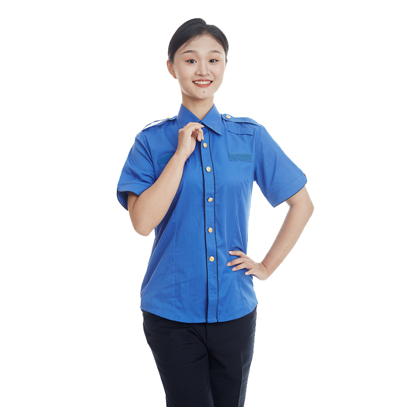 Summer New Short-Sleeved Shirt Men's Work Clothing Long-Sleeved Shirt Summer Pants Security Clothing Lining Work Clothes Single Made
