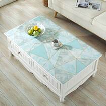 PVC soft glass plastic tablecloth waterproof and oil and anti-stamping tablemat tea cushion TV cabinet cushion