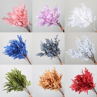 仿真绢花高枝大美叶婚礼吊顶花排地排花花材装饰路引迎宾区假花艺