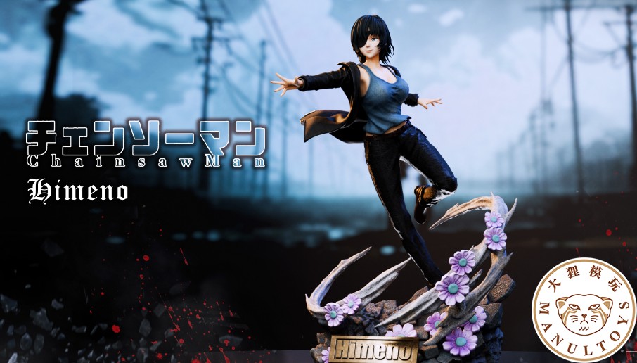 Himeno Chainsaw Man Resin Statue 1/6 Figure Model Collection