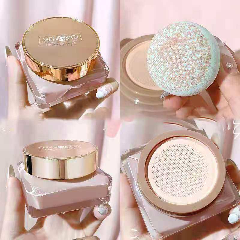 Air cushion skin nourishing foundation cream dry skin moisturizing oil skin concealer female long-lasting waterproof anti-sweat oil control does not take off makeup beginners