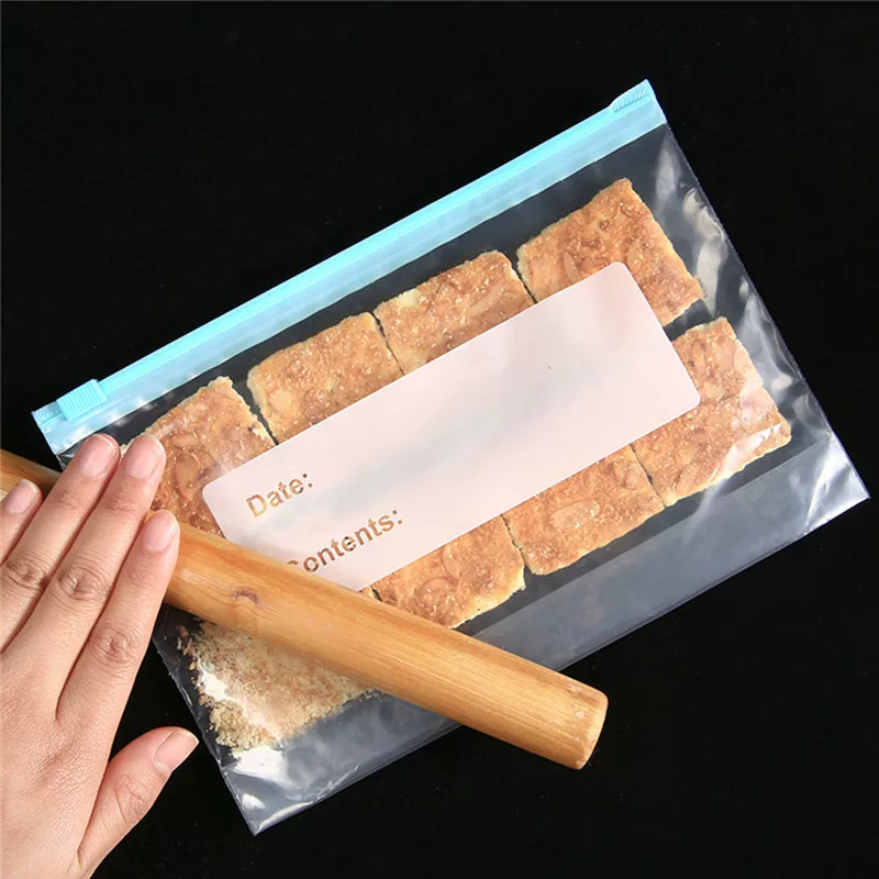 [1/10Pcs МReusable мешок для застежки-молнии стоячий Zip закрытый пластиковый заморозка]