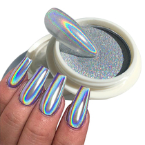 Holographic Nail Powder Chrome Laser Mirror Glitter Design N
