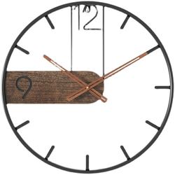 Light creative living room hanging clock P clock fashion silent modern simple simple luxury wall hanging Nordic pole home hanging l