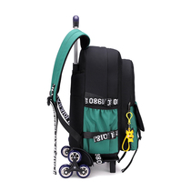 Babu Bean Childrens Tie Bag Elementary School Students Boys Junior High School Students Large Capacity Hand Drag-pull Box