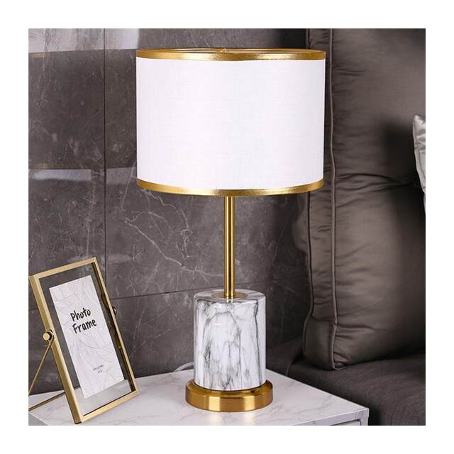 Nordic light luxury bedside lamp bedroom modern simple touch model room breastfeeding table lamp warm and romantic living room study